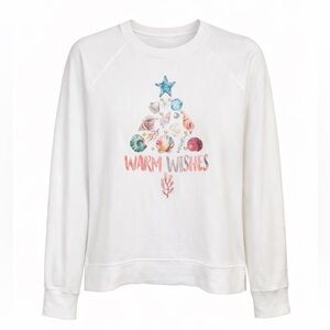 NWT Philosophy Woman Seashell Tree Long Sleeve Shirt Plus 1X